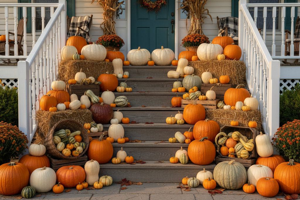 Fall Flair Front Porch