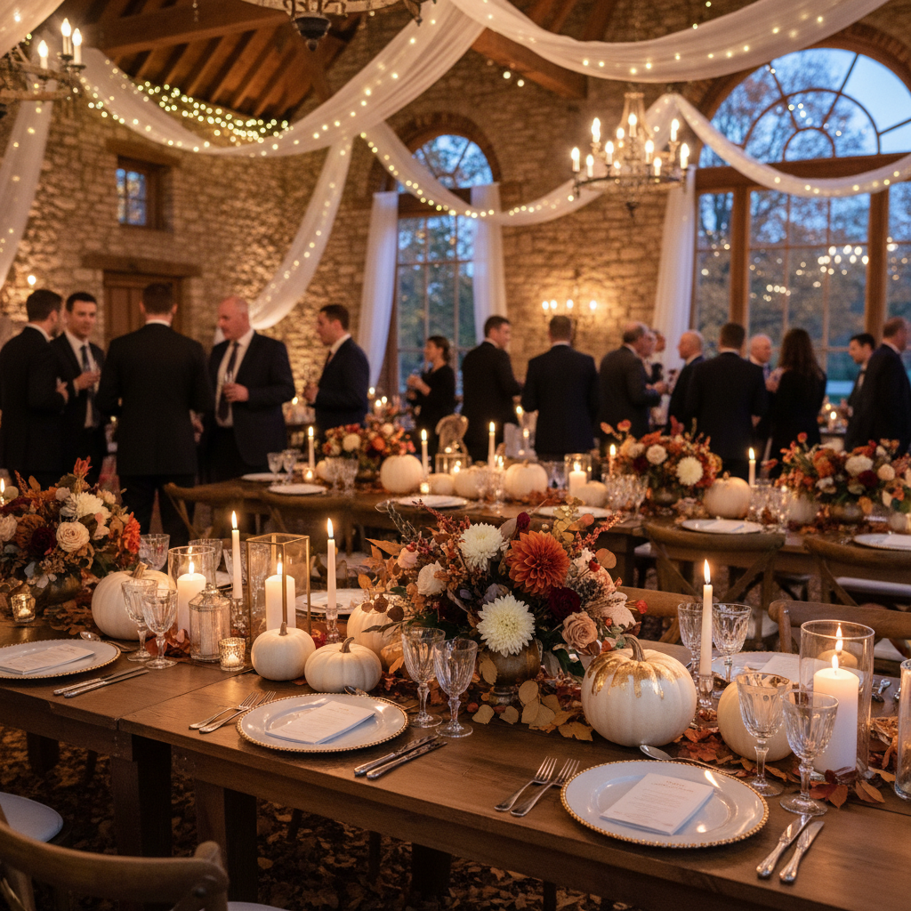 Fall Wedding Pumpkin Decorations